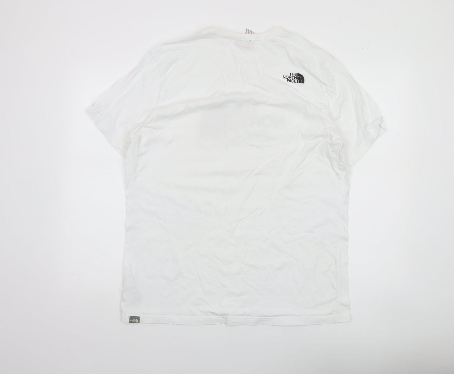 The North Face Men's White XL Graphic Logo Crew Neck T-Shirt