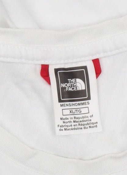 The North Face Men's White XL Graphic Logo Crew Neck T-Shirt