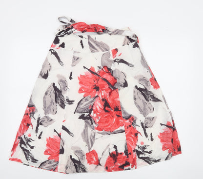 Gerry Weber Women's Multicoloured Floral A-Line Knee Length Skirt Size 8