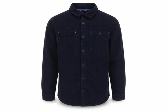 Marks and Spencer Boys Blue Corduroy Button-Up Shirt 10-11 Years