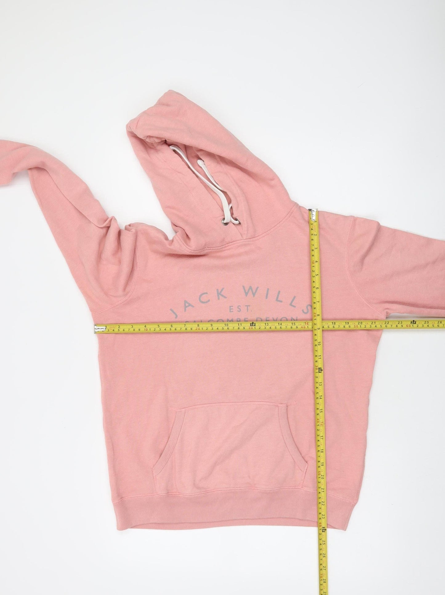 Womens UK Size 12 Jack Wills Pink Pullover Hoodie