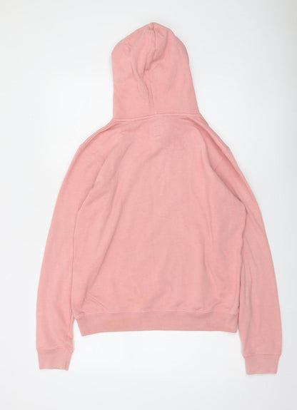 Womens UK Size 12 Jack Wills Pink Pullover Hoodie