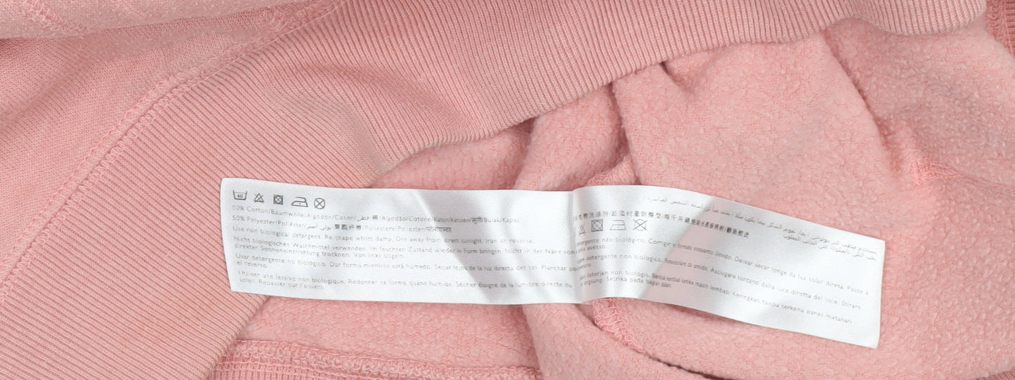 Womens UK Size 12 Jack Wills Pink Pullover Hoodie