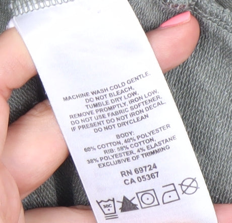 Columbia Womens Green Full Zip Hoodie Sweatshirt Size S