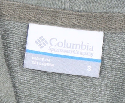 Columbia Womens Green Full Zip Hoodie Sweatshirt Size S