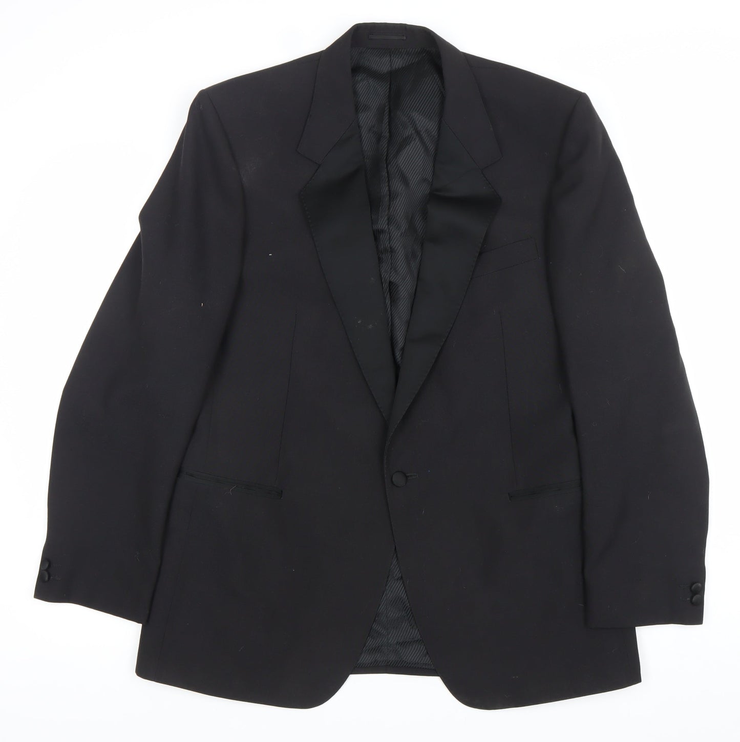 Magee Men's Black Wool 40R Shawl Lapel Tuxedo Jacket