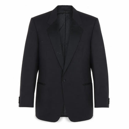 Magee Men's Black Wool 40R Shawl Lapel Tuxedo Jacket