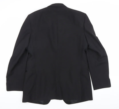 Magee Men's Black Wool 40R Shawl Lapel Tuxedo Jacket