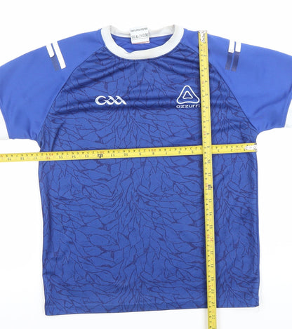 Azzurri Boys Blue Short Sleeve Football Jersey Sports T-Shirt 10-11 Years