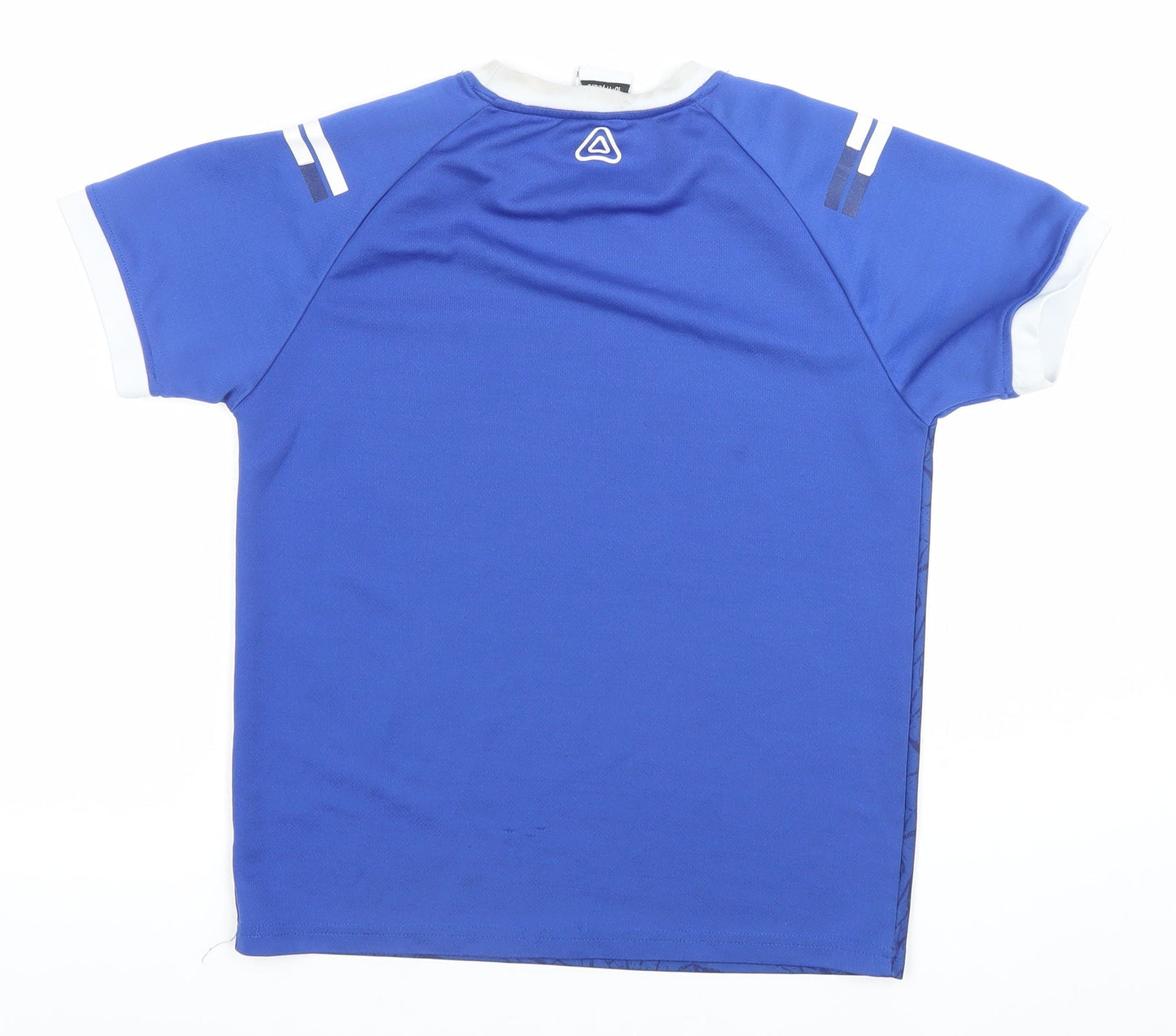 Azzurri Boys Blue Short Sleeve Football Jersey Sports T-Shirt 10-11 Years