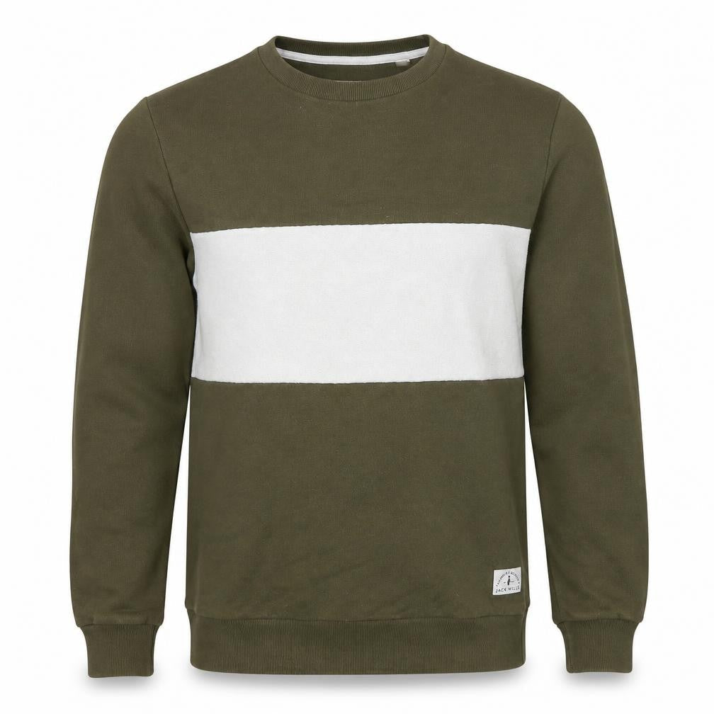Mens UK Size S Jack Wills Green Pullover Sweatshirt