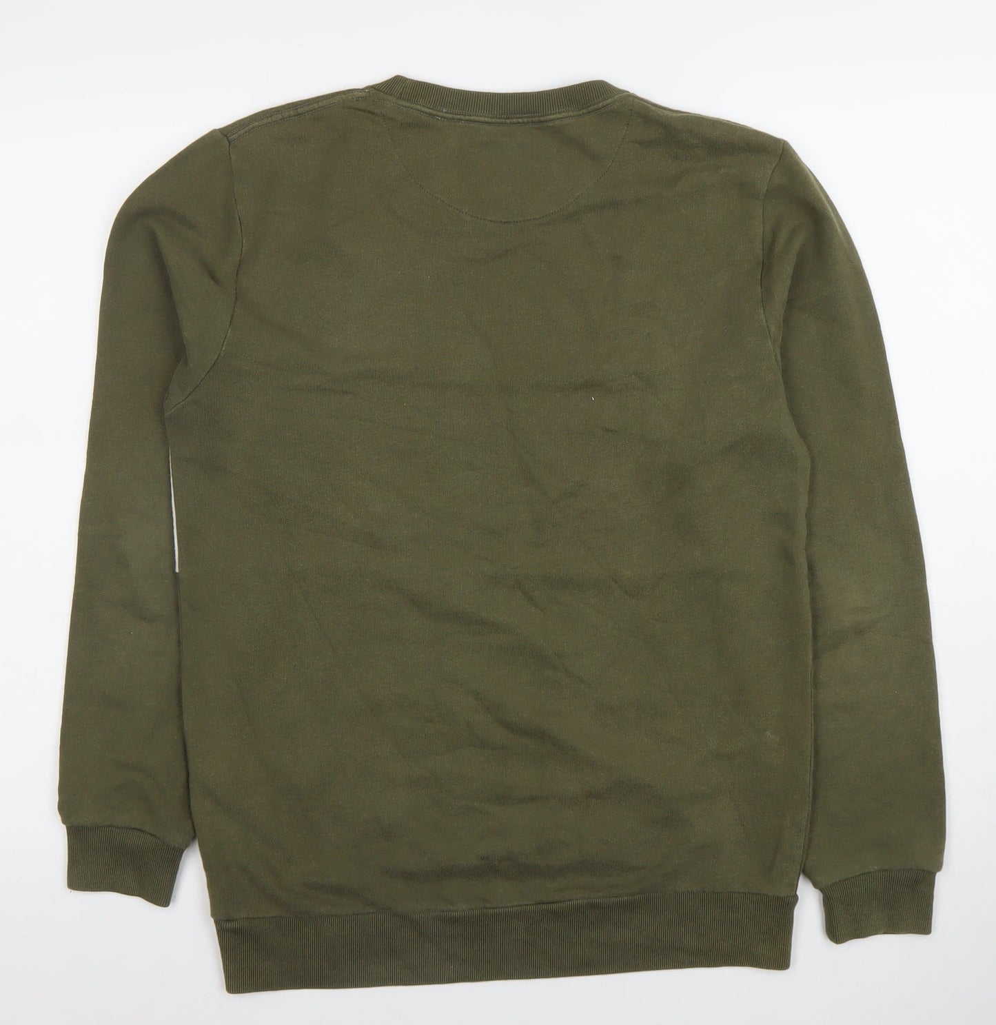 Mens UK Size S Jack Wills Green Pullover Sweatshirt