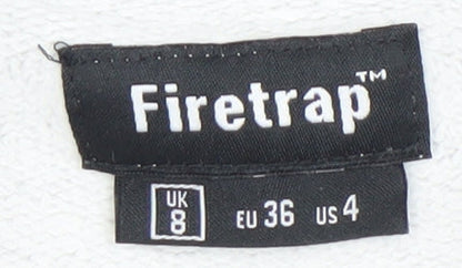 Womens UK Size 8 Firetrap Grey Pullover Sweatshirt
