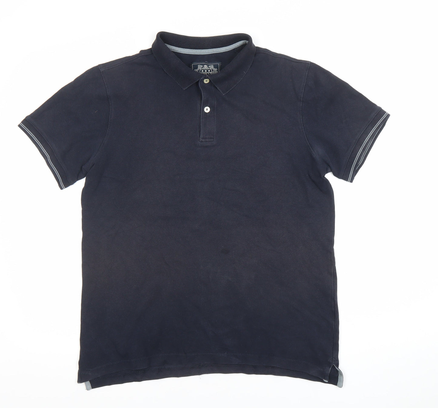Paul Costelloe Living Men's Black Cotton Polo Shirt Size L