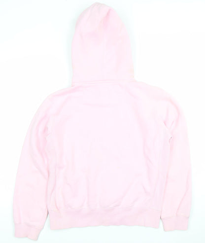 Russell Athletic Womens Pink Pullover Hoodie Size L Cotton