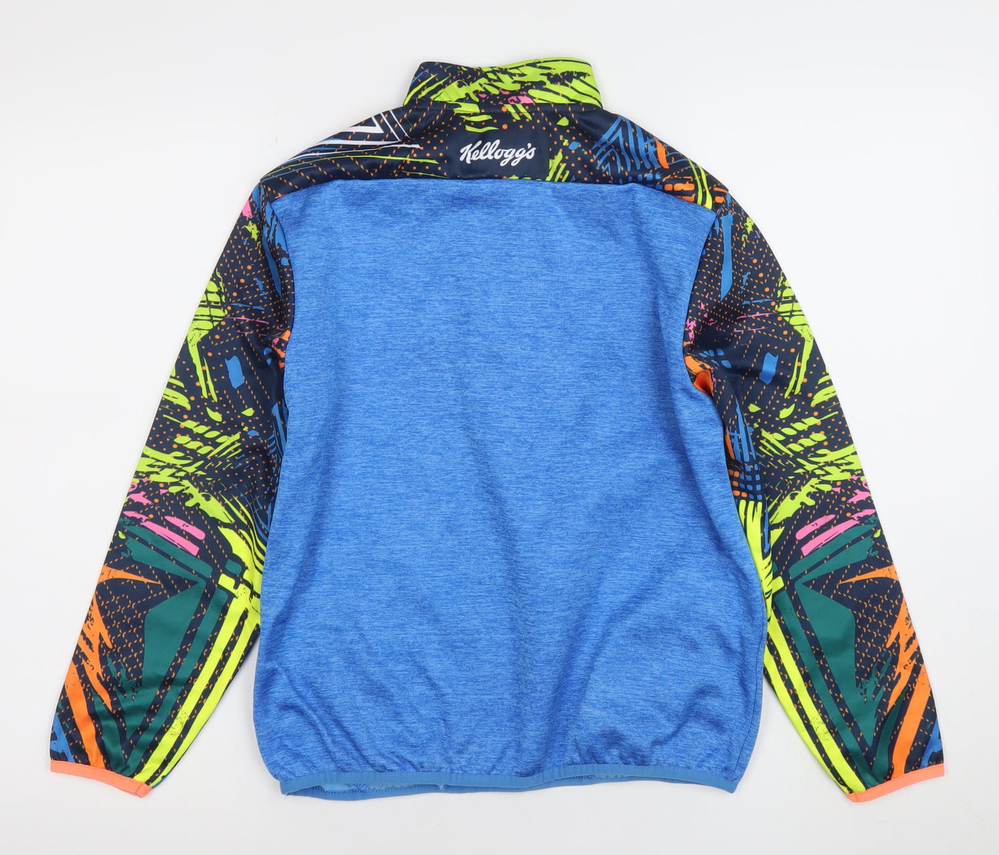 Azzurri Boys Blue Half Zip Sports Sweatshirt 4 Years GAA Kellogg's Cool Camps
