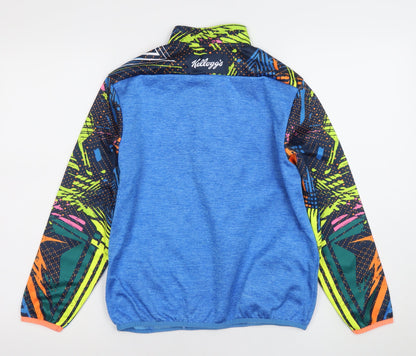 Azzurri Boys Blue Half Zip Sports Sweatshirt 4 Years GAA Kellogg's Cool Camps