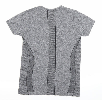Dunnes Stores Women Grey Athletic T-Shirt Size M Moisture Wicking