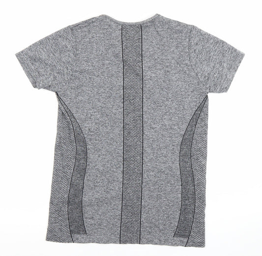 Dunnes Stores Women Grey Athletic T-Shirt Size M Moisture Wicking