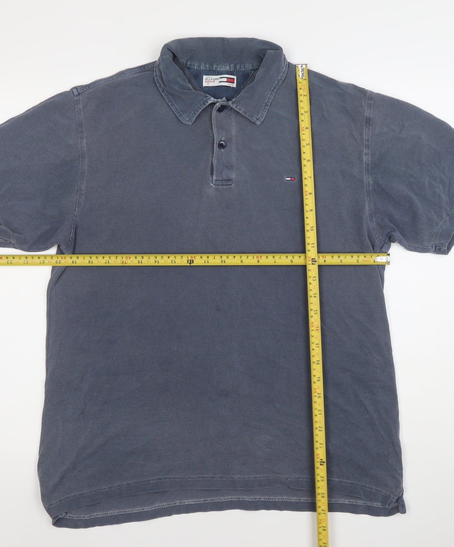 Mens UK Size M Tommy Hilfiger 100% Cotton Polo Shirt