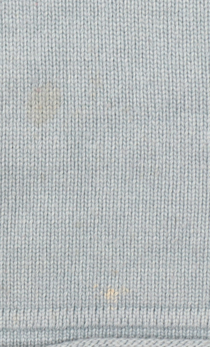 Carolyn Donnelly Women's Blue V-Neck Knit Jumper Size M