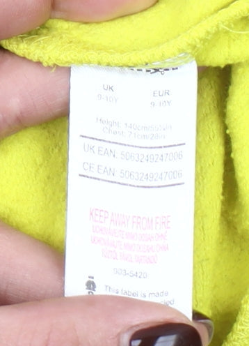 Pokémon Girls Yellow Pikachu Sequin Pullover Sweatshirt 9-10 Years