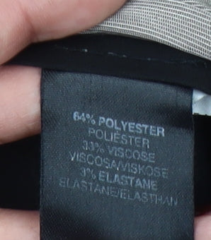 River Island Men's Black 36R Regular Fit Dress Pants Trousers