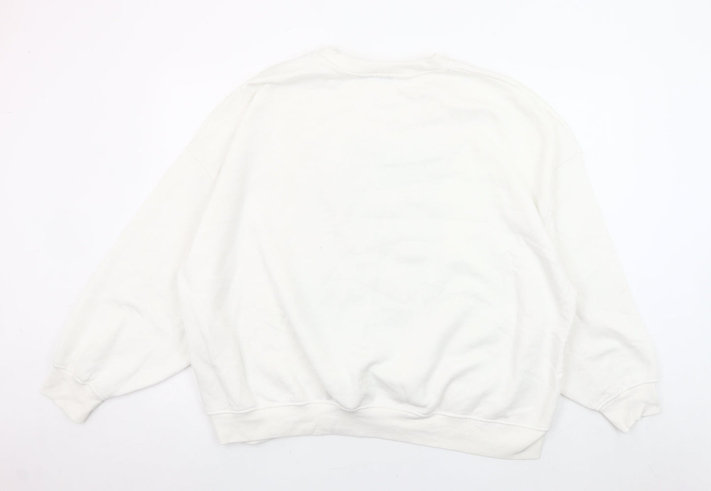 Dunnes Womens White New York City Graphic Pullover Sweatshirt XXL