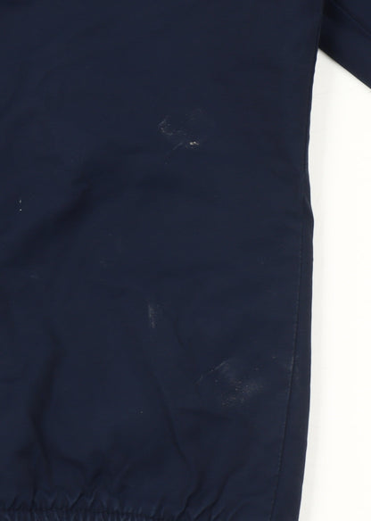 Next Men's Blue Bomber Jacket Size S Cotton Nylon Casual