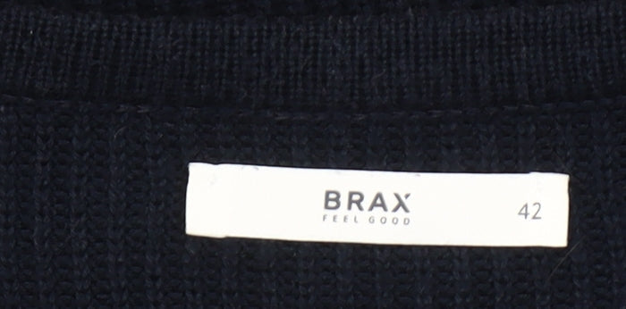 Brax Women Black 3/4 Flared Sleeve Knit Jumper Size 16