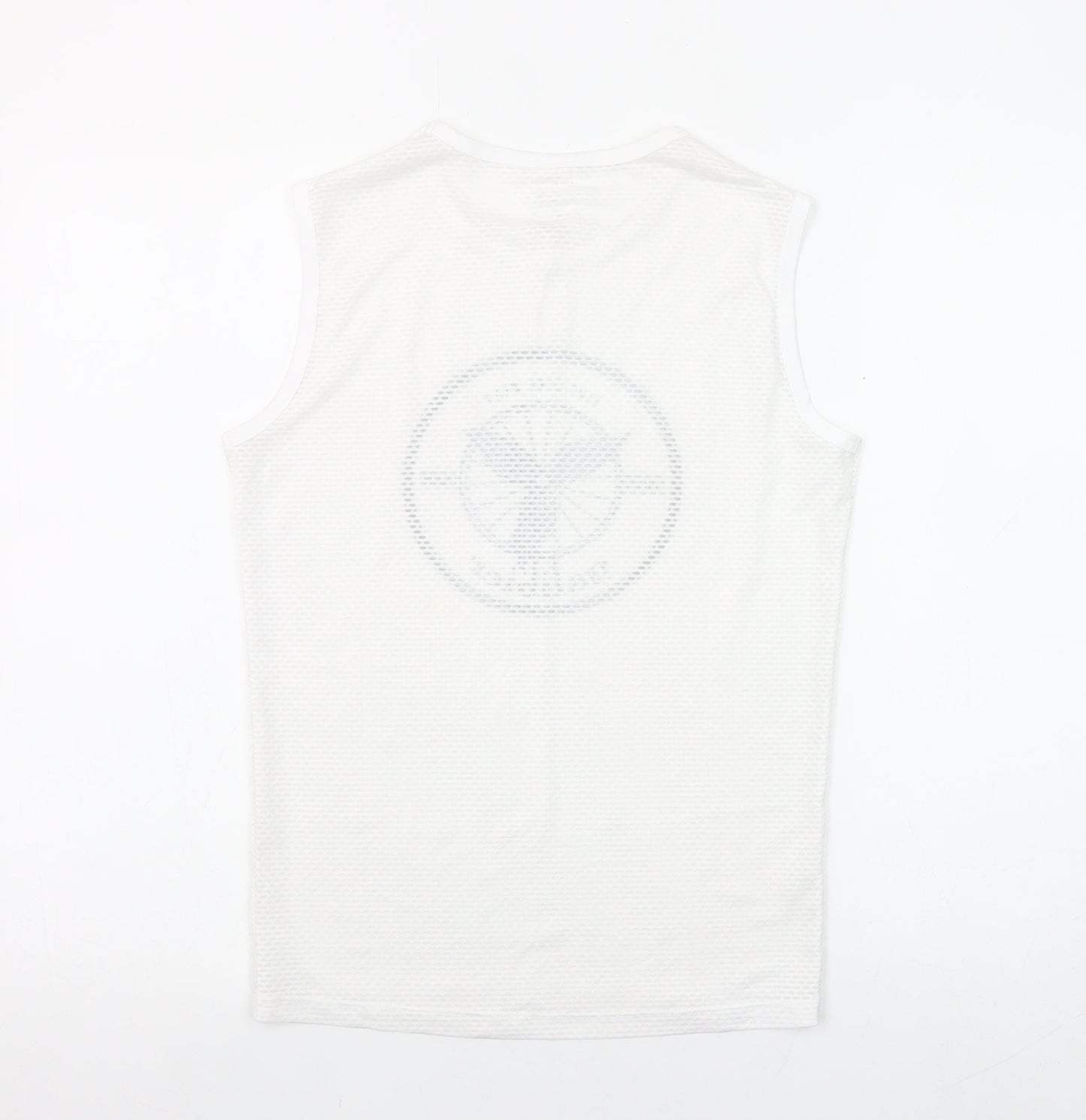 Galibier Womens White Sleeveless Sports Tank Top Size S