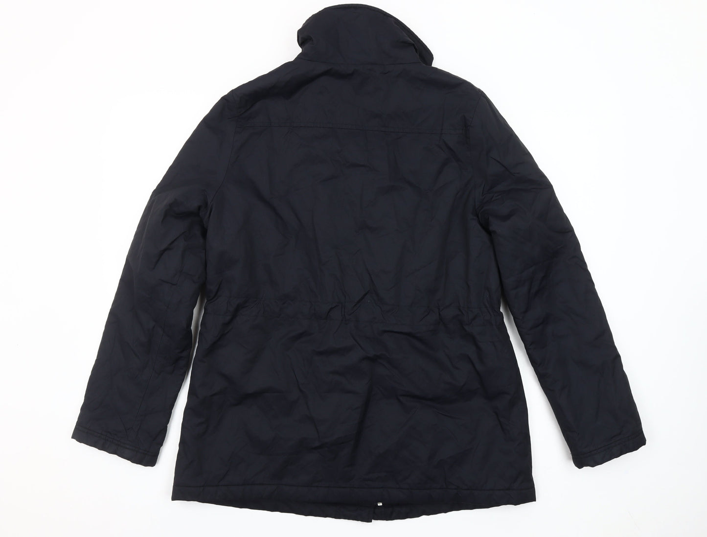 Kaliko Women's Black Size 12 Parka Jacket with Zip Pockets