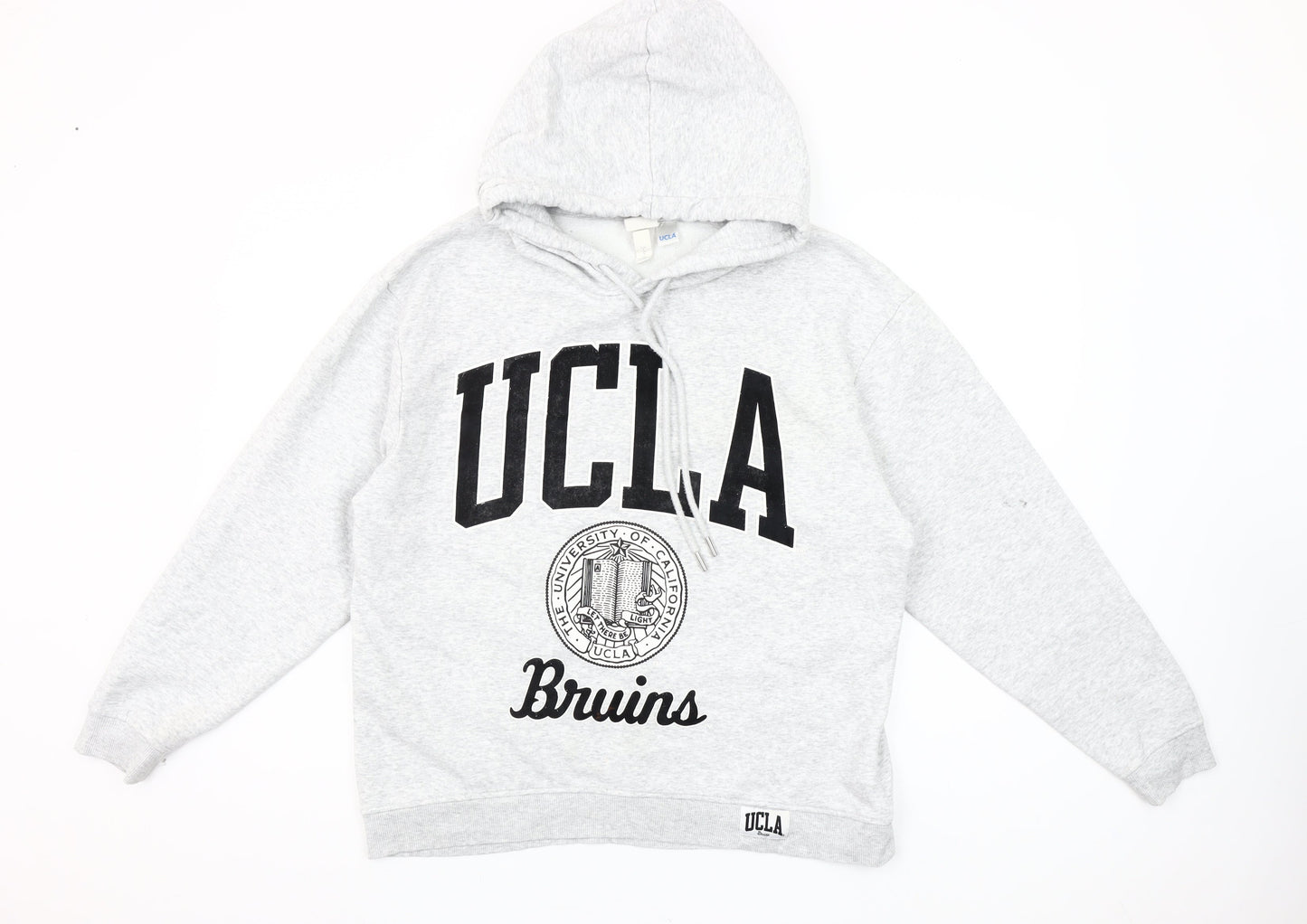H&M Women’s Grey UCLA Bruins Hoodie Small Cotton Blend Sweatshirt