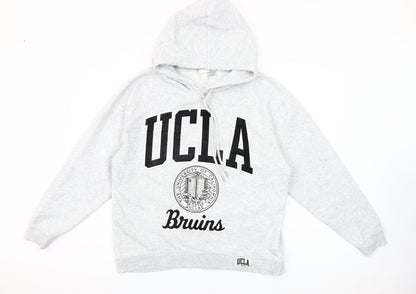 H&M Women’s Grey UCLA Bruins Hoodie Small Cotton Blend Sweatshirt