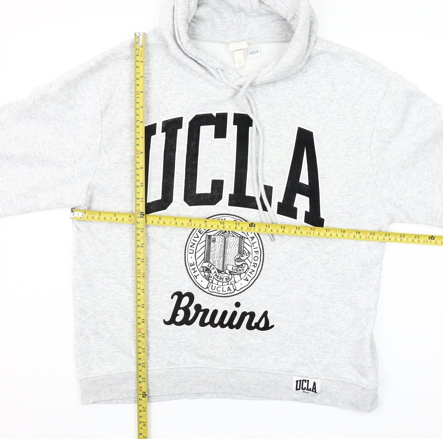 H&M Women’s Grey UCLA Bruins Hoodie Small Cotton Blend Sweatshirt