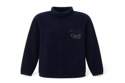 Cerruti 1881 Brothers Navy Fleece Pullover Sweatshirt Women L