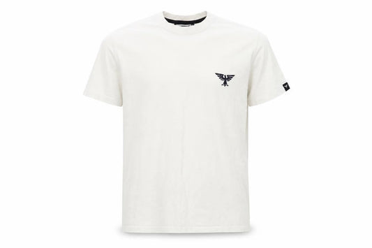 Phenix Men’s White Cotton Stretch Crew Neck Logo T-Shirt Size M