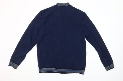 Paul Costelloe Living Men's Blue Full Zip Sweatshirt Size L