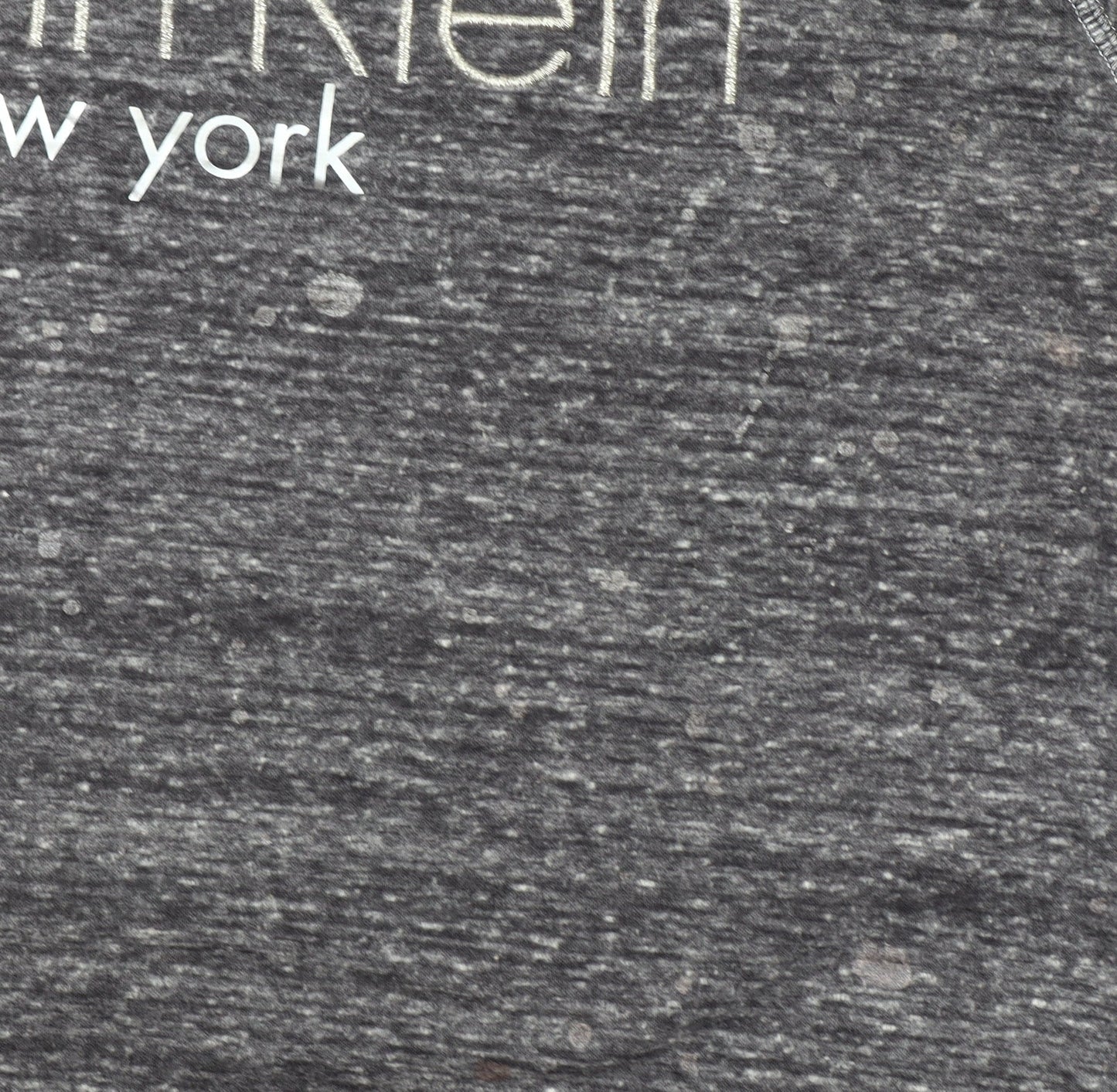 Calvin Klein Women’s Grey Logo Raglan Short Sleeve T-Shirt Size M