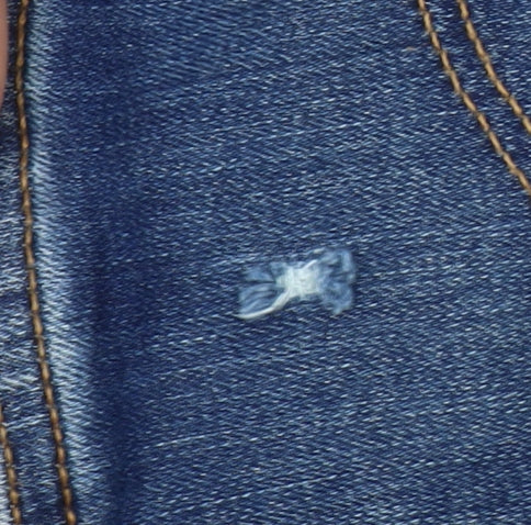 Lee Women Blue Marion Straight Leg Mid Rise Stretch Jeans Size 14