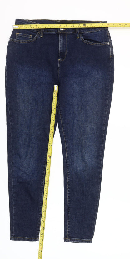 Very Women’s Blue Skinny Jeans Size 27 Short Denim Stretch