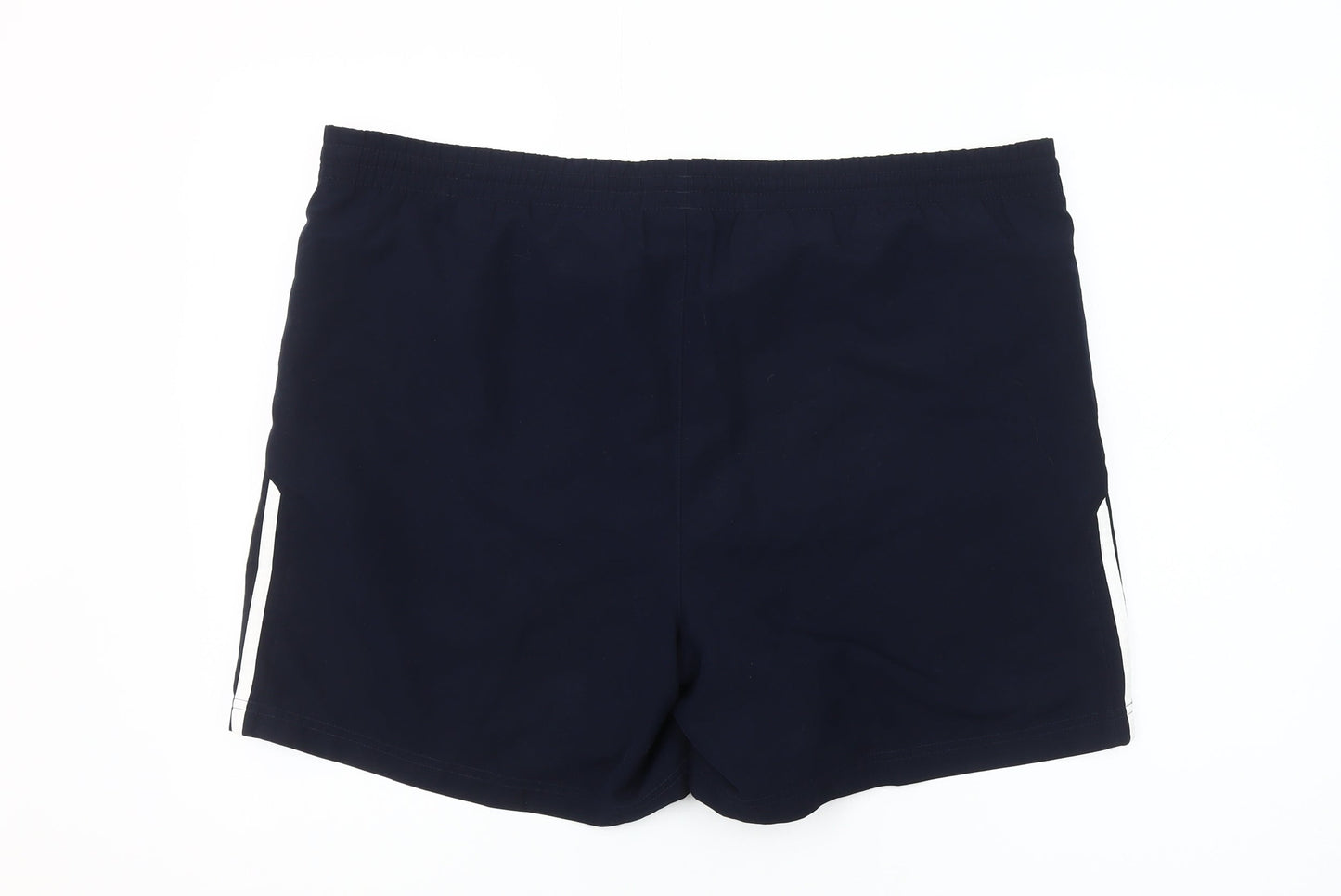 Adidas Men’s Blue Athletic Shorts L Quick Dry Gym Training Activewear