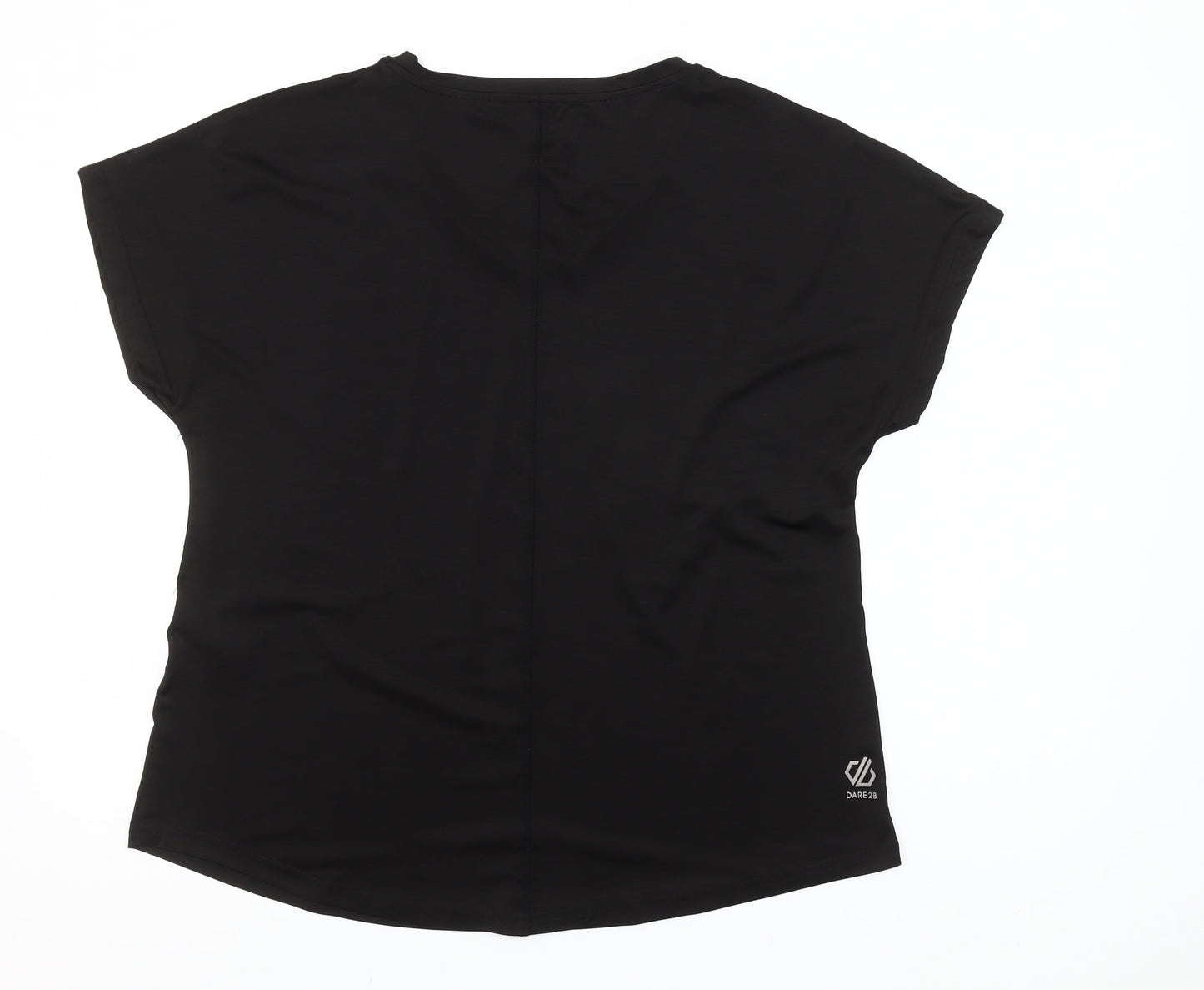 Dare 2B Womens Black Size 18 V-Neck Lightweight Active T-Shirt