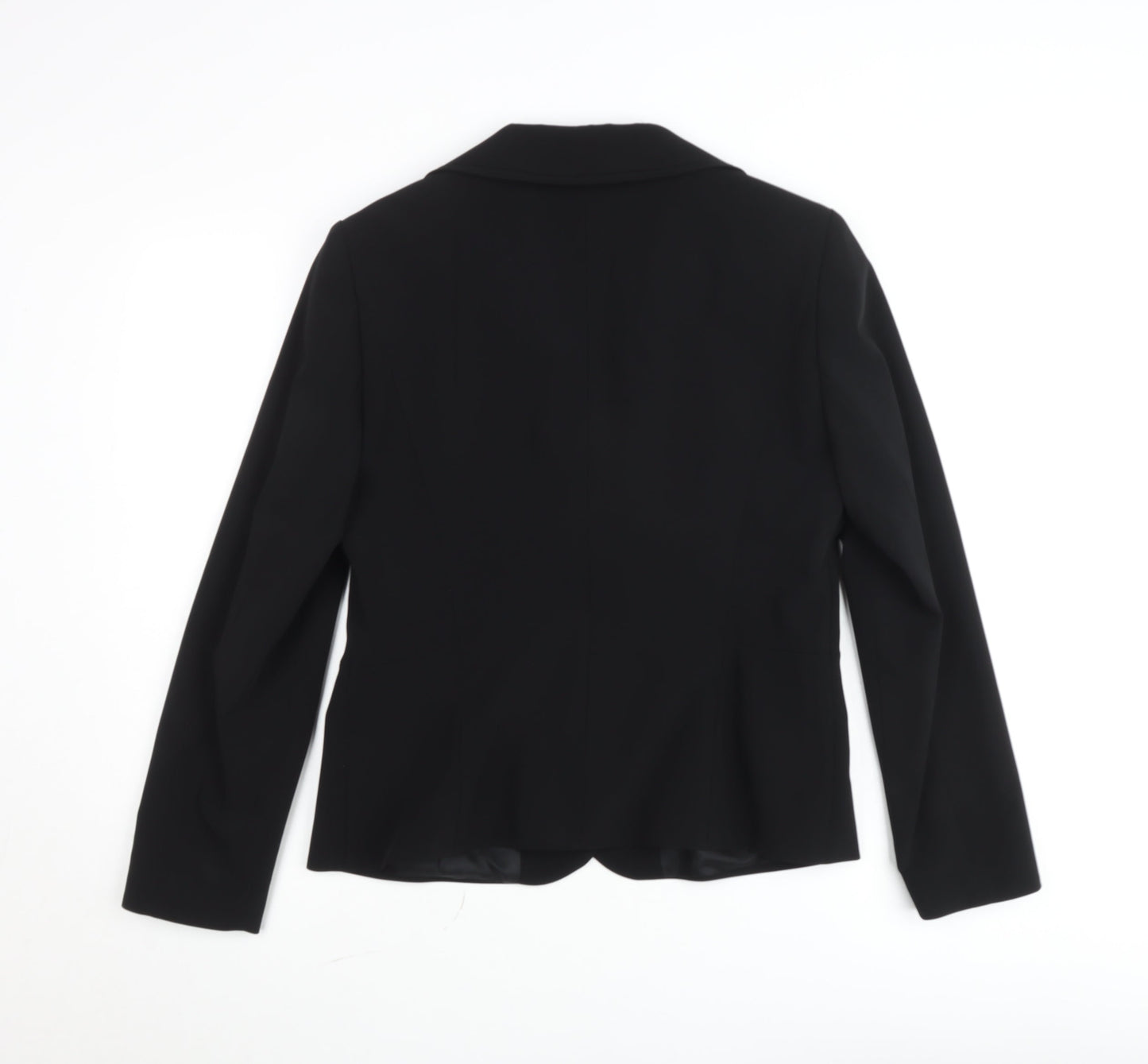 Gerry Weber Women's Black Single-Breasted Blazer Size 12 Classic Fit