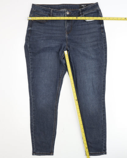 Tu Denim Blue Skinny Jeans Men 16R Slim Fit Stretch Denim
