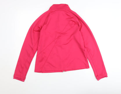Champion Women's Pink Softshell Full Zip Track Jacket Size M