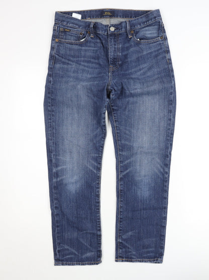 Polo Ralph Lauren Men's Blue 32x32 Straight Fit Denim Jeans