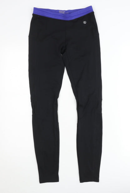 Dunnes Stores Women Black Performance Ankle Leggings Size 8