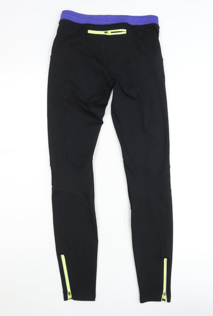 Dunnes Stores Women Black Performance Ankle Leggings Size 8