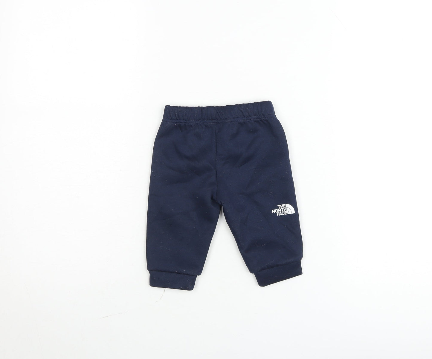 The North Face Unisex Baby Blue Jogger Trousers 3-6 Months Cotton Blend